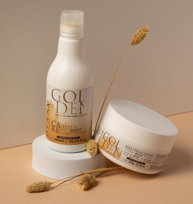 Golden Botox Home Care Set – Shampoo + Haarmasker 300 ml