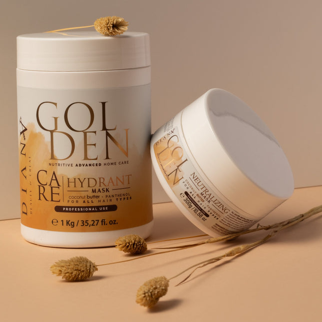 Golden Botox Home Care Hair Mask 300 g – with coconut oil, panthenol &amp; vitamin B2