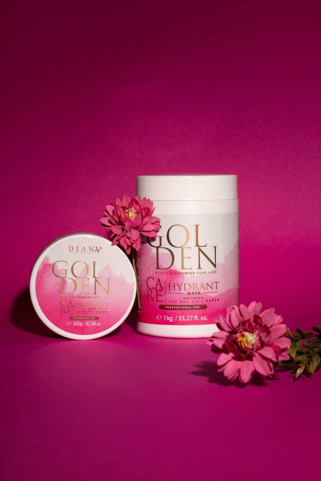 Golden Protein Home Care Mask – Versterkend en hydraterend masker met panthenol, kokosolie & gouddeeltjes – 1000 g
