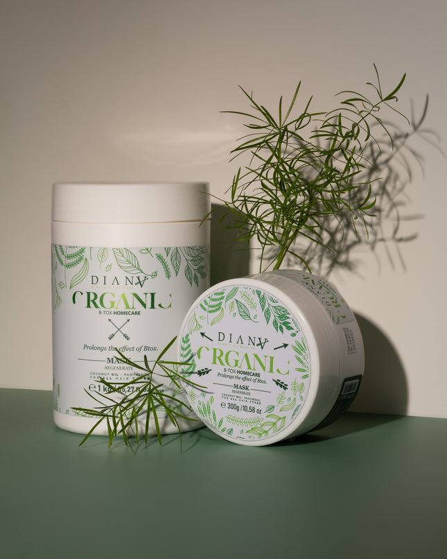 Organic Hair Botox Home Care Mask – Natuurlijk regenererend masker voor verlengde gladheid – 300g