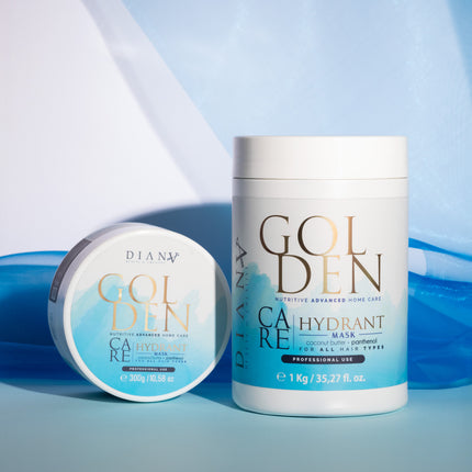 Golden Blue Protein Home Care Mask – Regenerierende Maske mit violettem Pigment für blondes Haar – 1000 g