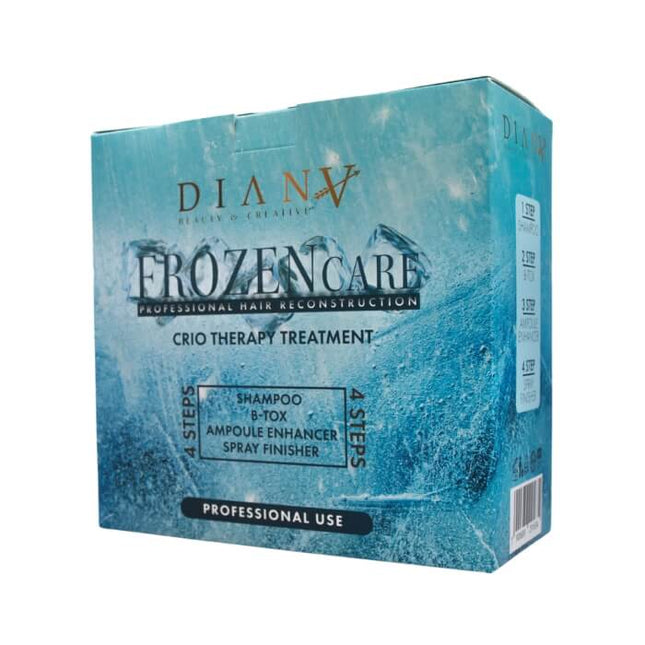Frozen Hair Cryotherapy Set 10 x 10 ml ampoules, 500 ml pre-treatment shampoo, 1000 ml Botox and 300 ml sealant spray