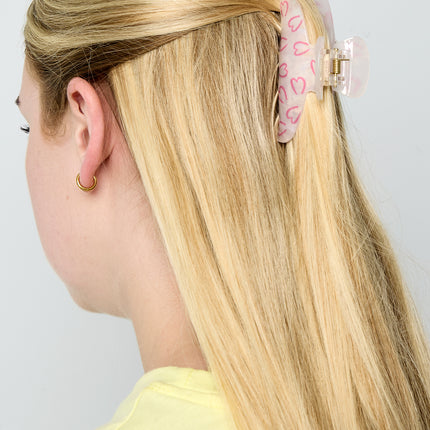 Haarspeld met mini hartjes