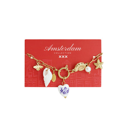 Armbanden met bedel van roestvrij staal, zeester, casual, dagelijks, eenvoudig, serie, damessieraden