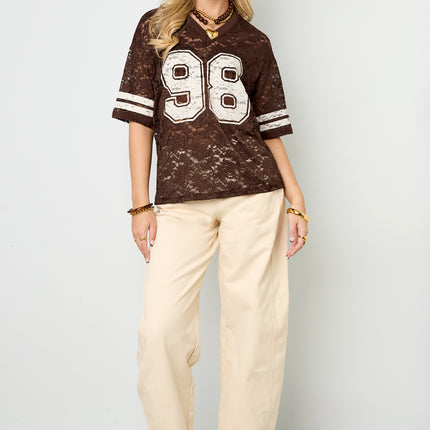 Woven Polyester Fiber Vrouwen T-shirt Sporty Color Clash