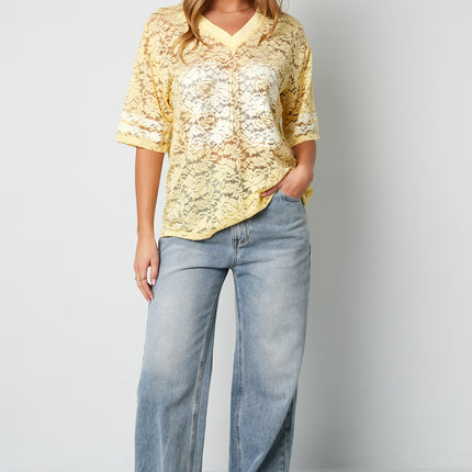 Woven Polyester Fiber Vrouwen T-shirt Sporty Color Clash