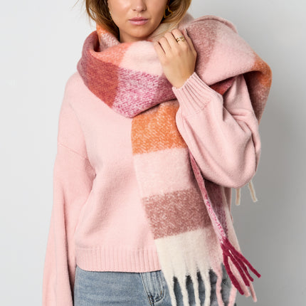 Kleurrijke vibe sjaal