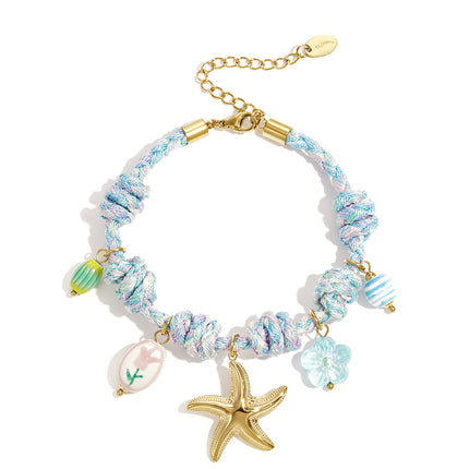 Armbanden met touwbedeltjes, hartjes, zoete, romantische serie voor dagelijks gebruik, damessieraden