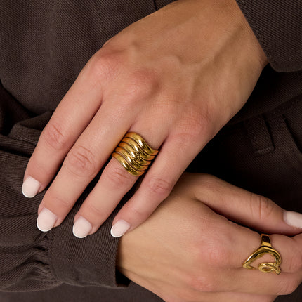 Ring meerdere lagen bi-color