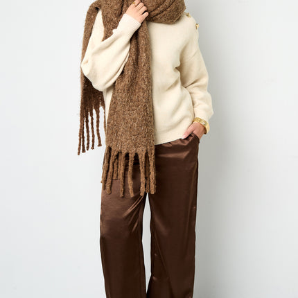 Wintersjaals Effen Kleur Casual Polyester Dagelijks