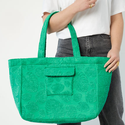 Grote island girl tas - Groen