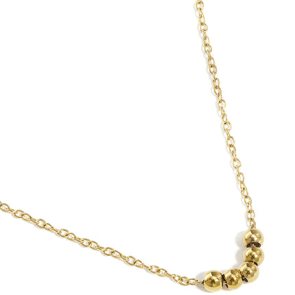 klassieke ketting met balletjes