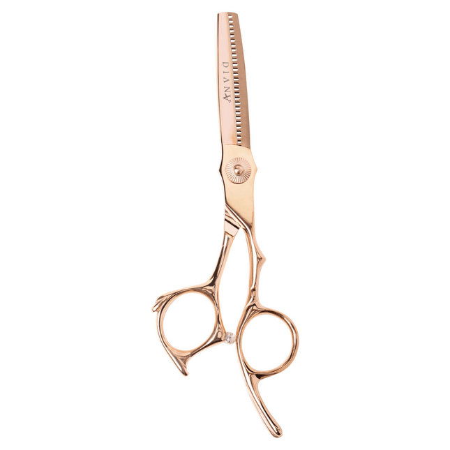 Professional Thinning Scissors 5.5" (14 cm) – Rose Gold – Japanese Steel &amp; Precision