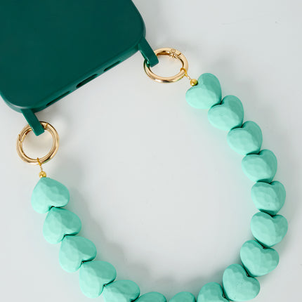 Telefoonsnoeren met een vet hart