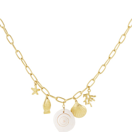 Beachy Charms ketting