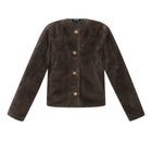 Woven Polyester Fiber Vrouwen Jas Elegant Solid Color Fall/Winter