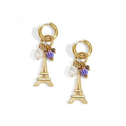 Paris Happy Charm oorbellen