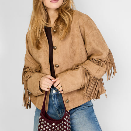 Schoudertassen Rivet Punk Polyester Dagelijkse Accessoires