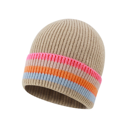 Meerkleurige gestreepte hoed