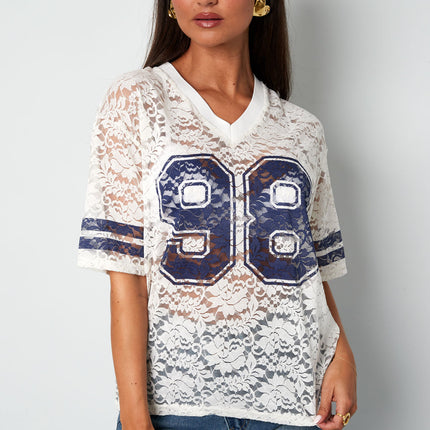 Woven Polyester Fiber Vrouwen T-shirt Sporty Color Clash