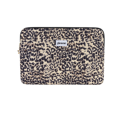 Luipaardprint laptophoes - 13 inch