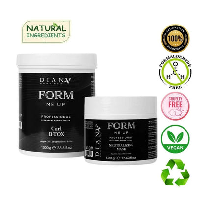 Form Me Up CURL – repair and hydration set for curly hair, enhancing curl definition and bounce – 1 kg + 500 g – image 3
