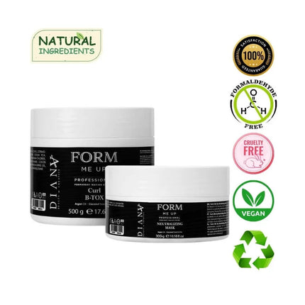 Form Me Up CURL – repair and hydration set for curly hair, enhancing curl definition and bounce – 500 g + 300 g – image 3