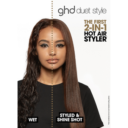 ghd Duet Style 2-in-1 Heißluftstyler-Geschenkset, Schwarz