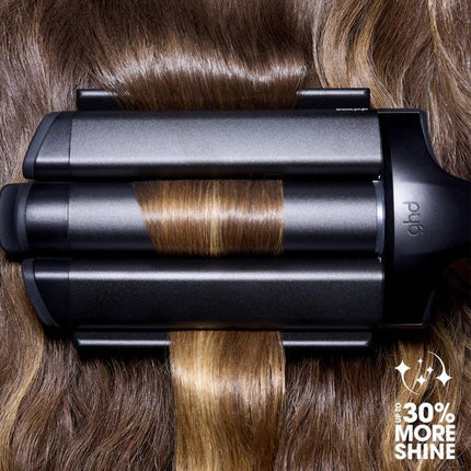 ghd Triple Waver + Curls Gone Wild Curl Texturising Spray 200ml
