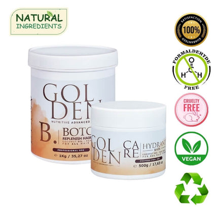 Golden Advanced Nutrition – set voor intensieve voeding en herstel van het haar zonder stijltang – 1 kg + 500 g – foto 4