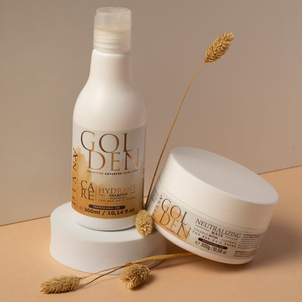Golden Home Care – aftercare set for Golden Advanced Nutrition: shampoo + mask – 300 ml + 300 g – image 2