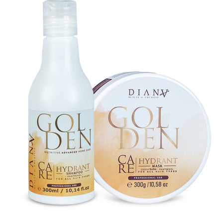 Golden Home Care – aftercare set for Golden Advanced Nutrition: shampoo + mask – 300 ml + 300 g – image 3
