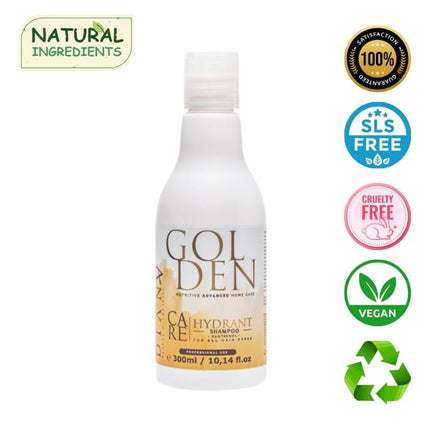 Golden Home Care – kräftigendes Feuchtigkeitsshampoo nach Golden Advanced Nutrition – 300 ml – Bild 3