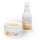 Coffret Golden Botox Soins à domicile – Shampoing + Masque capillaire 300 ml