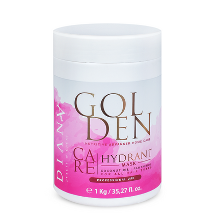 Golden Protein Home Care Mask – Versterkend en hydraterend masker met panthenol, kokosolie & gouddeeltjes – 1000 g