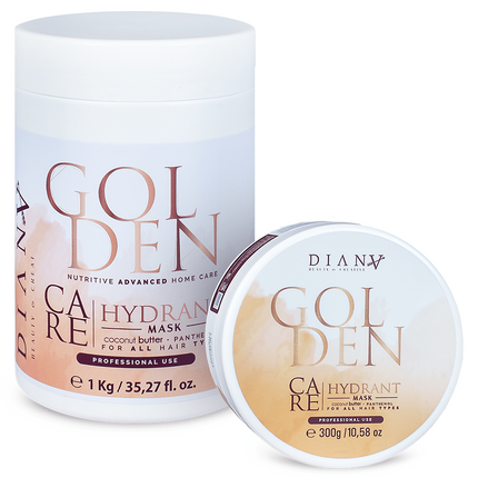 Golden Botox Home Care Haarmaske 1000 g – mit Kokosöl, Panthenol &amp; Vitamin B2