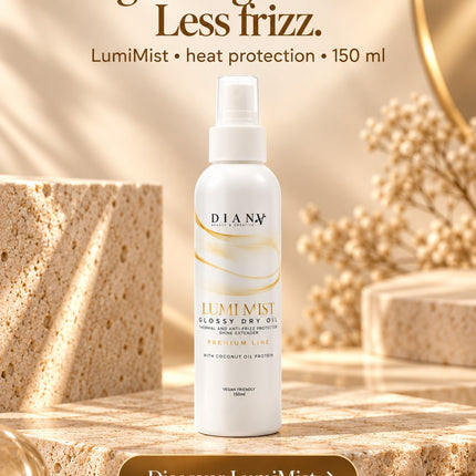 LumiMist Glossy Dry Oil 150 ml – Haaröl-Spray für Glanz und Anti-Frizz-Pflege – Bild 3