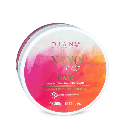 NanoGold Home Care Haarmaske 300 g – mit Hyaluronsäure, Sheabutter &amp; Kokosöl