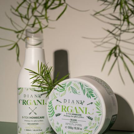 Organic Home Care – glättendes Pflegeset nach Organic Reconstructor: Shampoo + Maske – 300 ml + 300 g – Bild 2