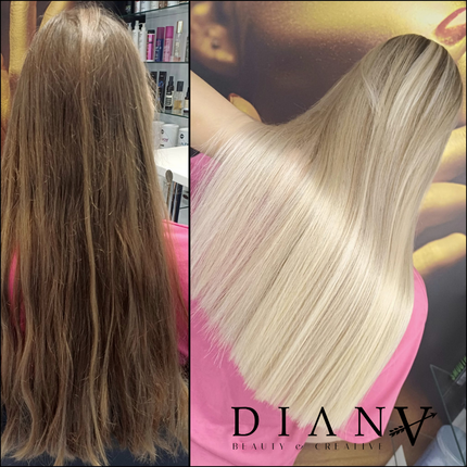 Platinum Blond – Set zur Regeneration und Feuchtigkeitspflege blonder Haare mit Tönung und Frizz-Kontrolle – 500 g + 300 g – Bild 9