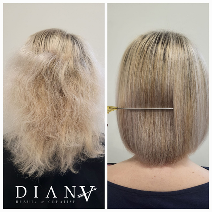 Platinum Blond – Set zur Regeneration und Feuchtigkeitspflege blonder Haare mit Tönung und Frizz-Kontrolle – 500 g + 300 g – Bild 10