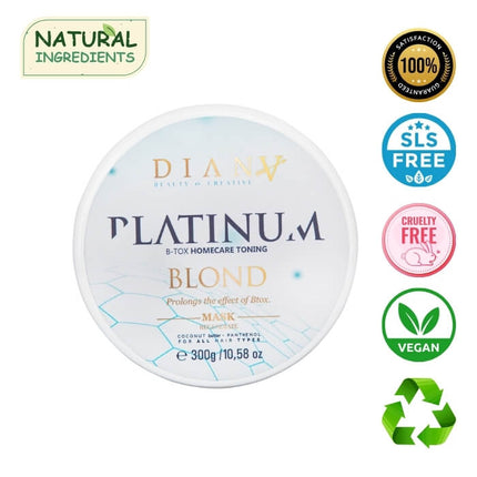Platinum Home Care – maska tonująco-odżywcza po Platinum Blond – 300 g – zdjęcie 5