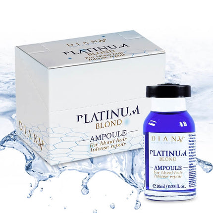 Platinum – ampułki tonująco-regenerujące do włosów blond po Platinum Blond – 6 × 10 ml – zdjęcie 3