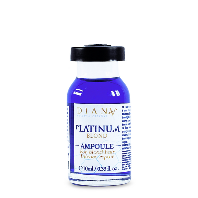 Platinum Ampullen Voor Blond Haar 10 ml – Koel blond, glans & herstel