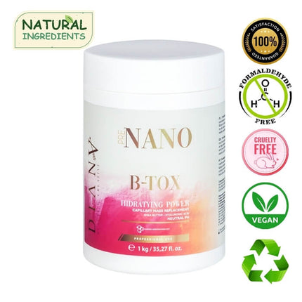 Pre-Nano – intensief herstel van beschadigd haar vóór een kappersbehandeling – 1 kg – foto 3