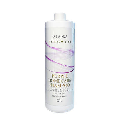 Premium Line Purple Home Care Shampoo – Blondverzorging met paars pigment, collageen & keratine – 1000ml