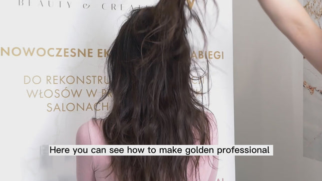 Golden Blue Professional – Luxury Violet Protein Straightening Set 500ml + 300ml