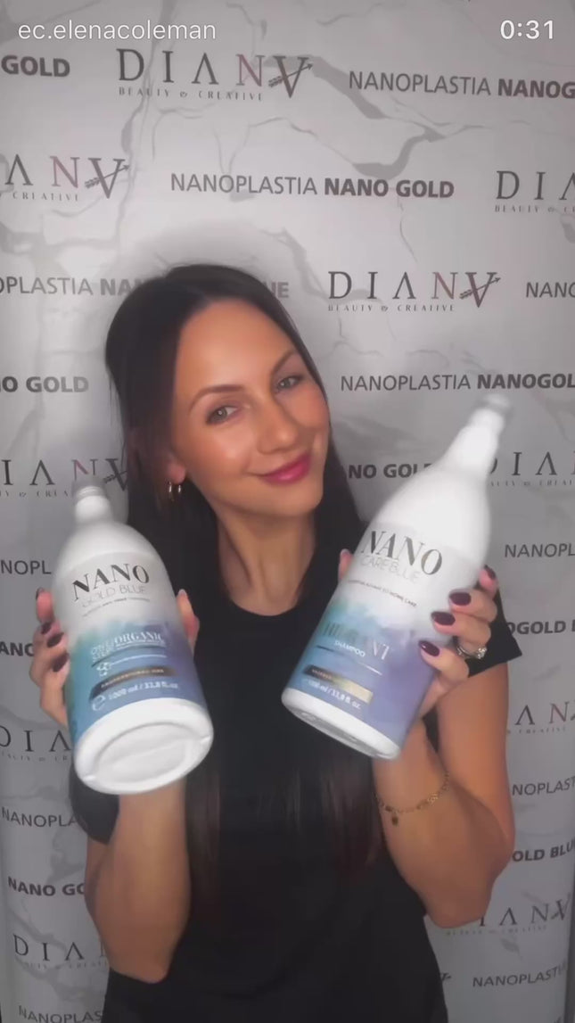 NanoBlue Nanoplastia – Organische Permanente Haarstijling 500ml