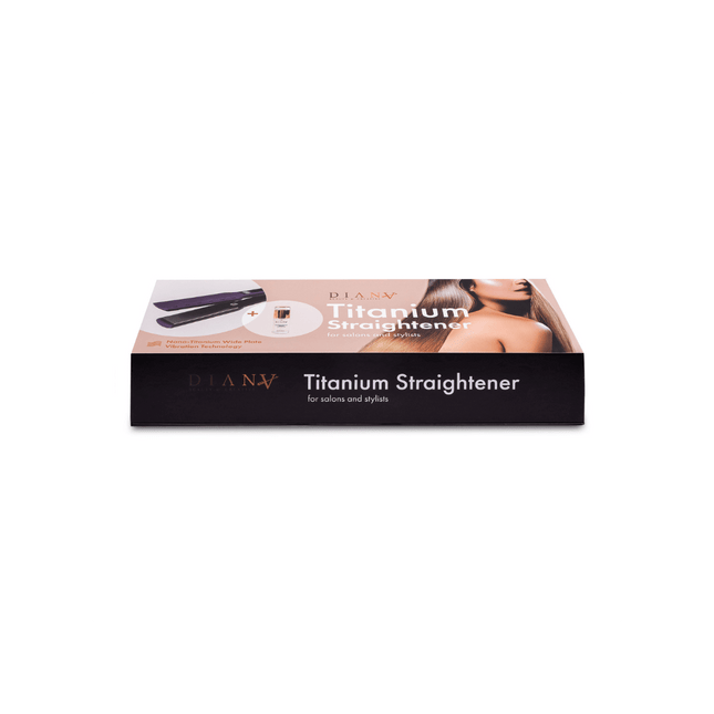 Diana NANO Stijltang met Brede Zwevende Titanium Platen en Vibratie – Professionele Precisie & Bescherming