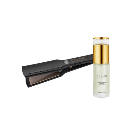 Diana NANO Stijltang met Brede Zwevende Titanium Platen en Vibratie – Professionele Precisie & Bescherming